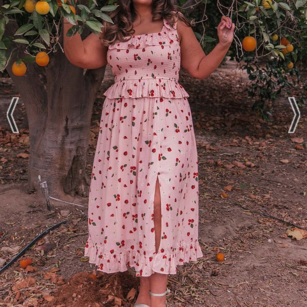 NWT Jessakae Berry Bunch Summer Dress Size L